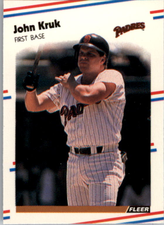 1988 Fleer Mini Baseball Cards 113     John Kruk